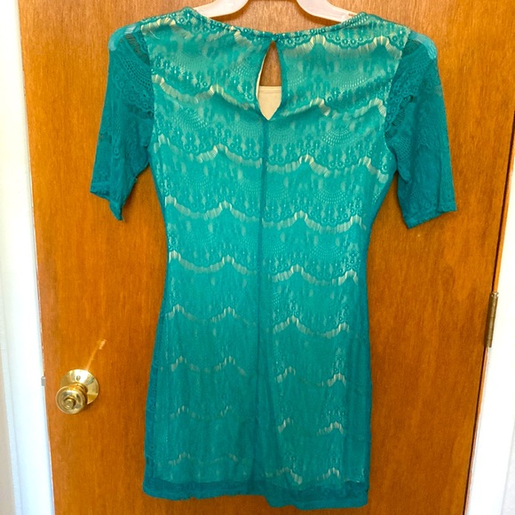 Accidentally in Love Green Cocktail Dress - S - Picture 3 of 9